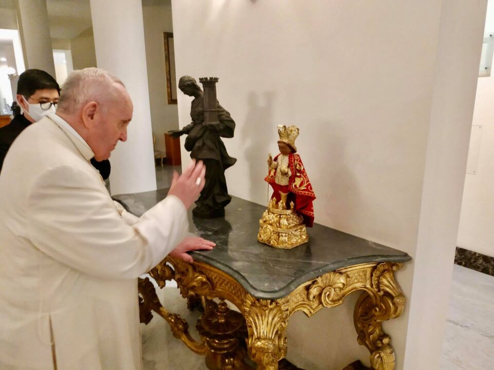 Pope Francis and Sto. Niño